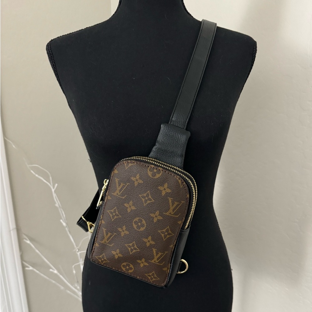 Repurposed Louis Vuitton Sling Bag-New